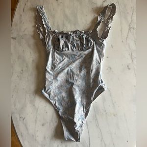 Gigi x Frankie Fawn swimsuit blue size M